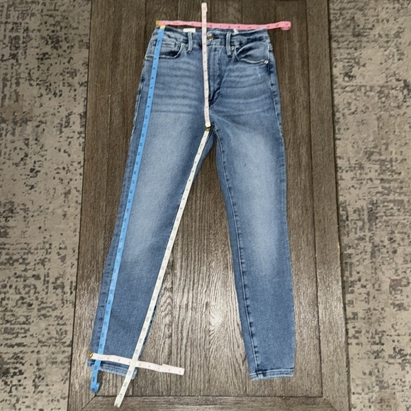 Good American Good Waist Crop Jeans Indigo139 - Picture 9 of 12